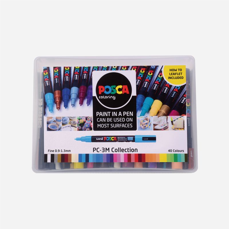 POSCA MARKERS PC-3M COLLECTION BOX 40PC