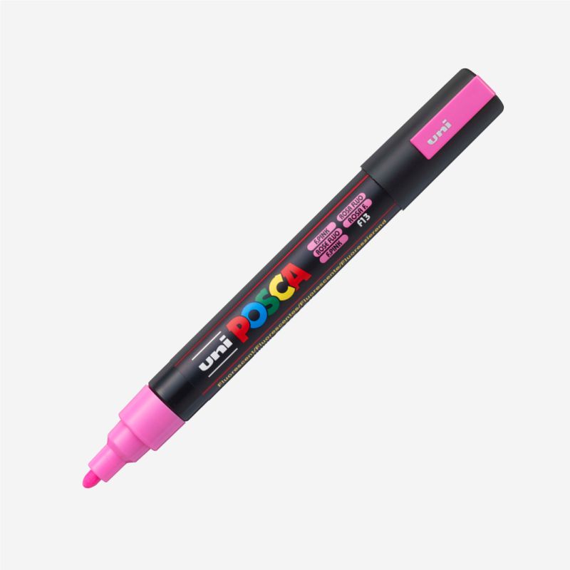 Posca PC-5M Medium Bullet Tip FLUORESCENT PINK