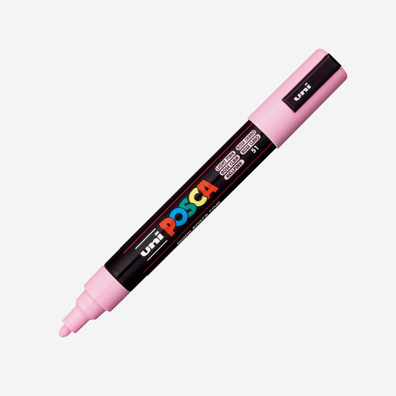 Posca PC-5M Medium Bullet Tip LIGHT PINK