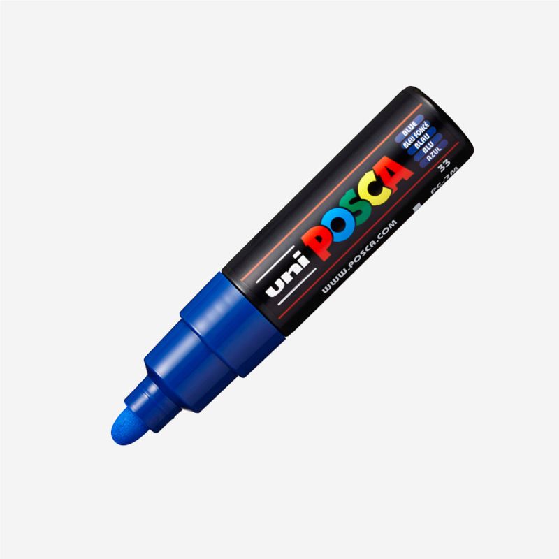 Posca PC-7M Large Bullet Tip BLUE