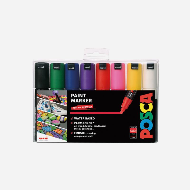 POSCA MARKER PC-8K 8PC STARTER PACK