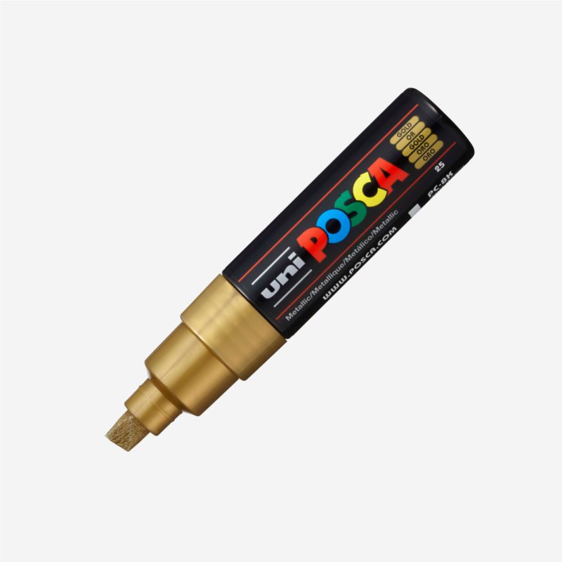 Posca PC-8K Broad Chisel Tip GOLD