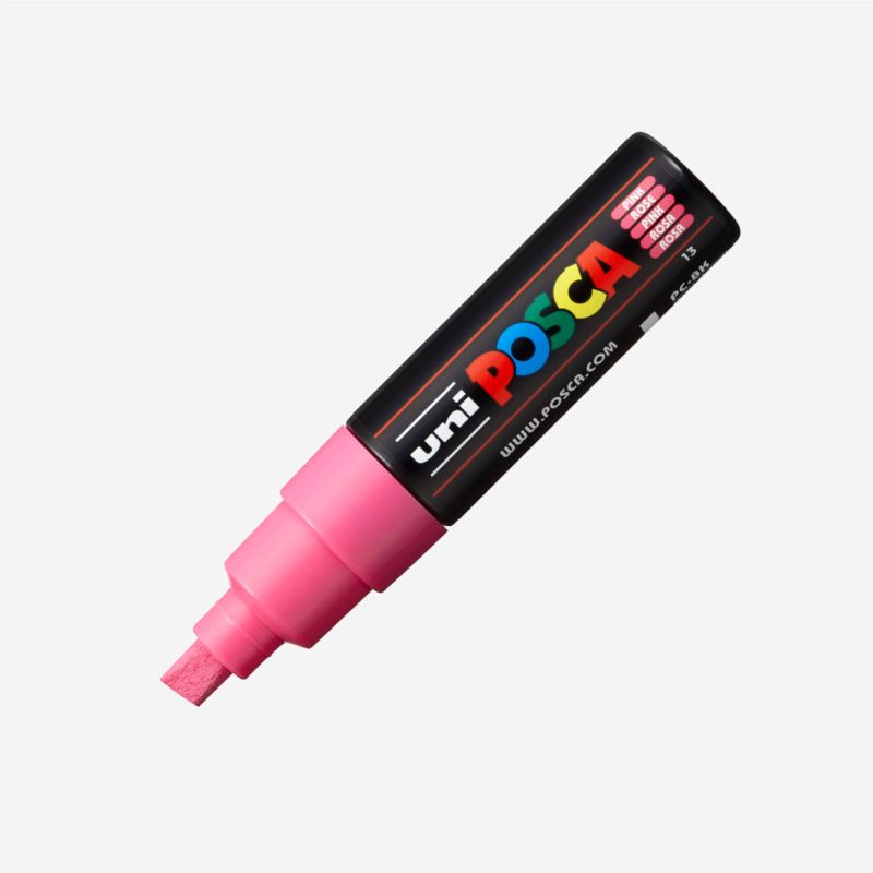 Posca PC-8K Broad Chisel Tip PINK