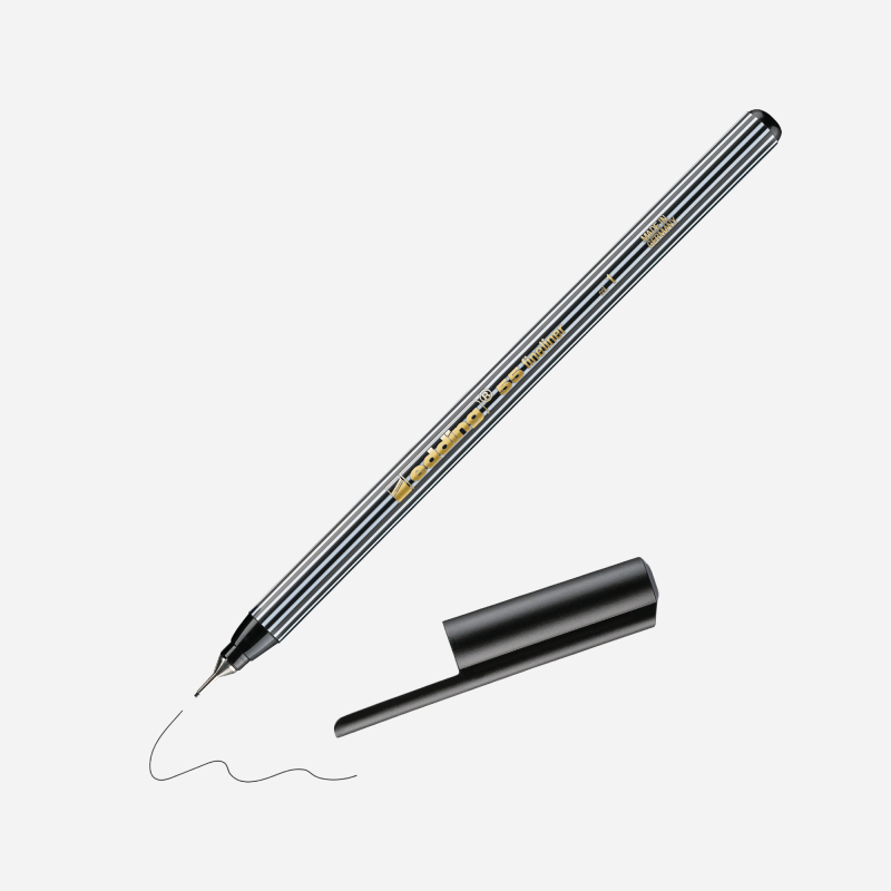 EDDING 55 FINELINER PEN BLACK