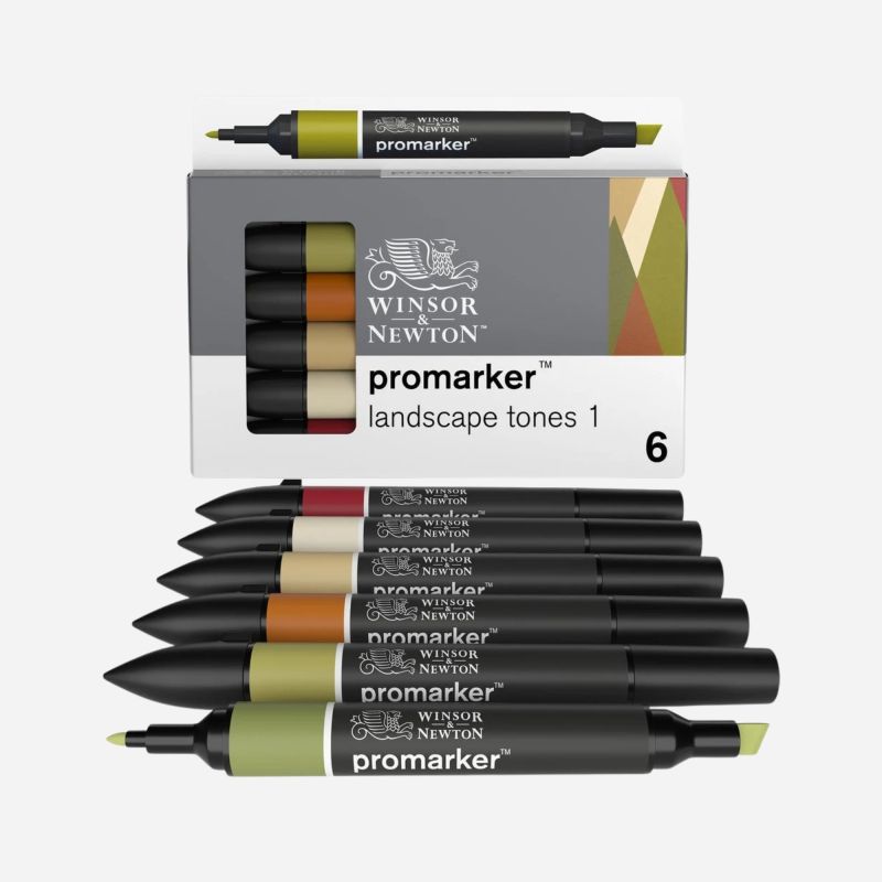 PROMARKER 6 LANDSCAPE TONES SET