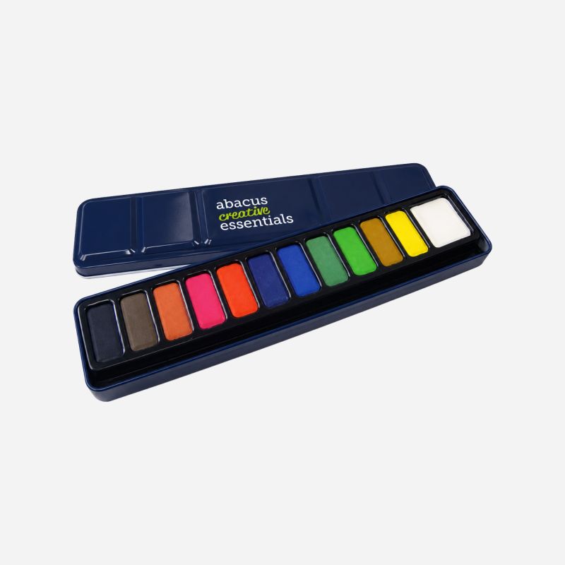 RED WATERCOLOUR TIN 12 WHOLE PANS
