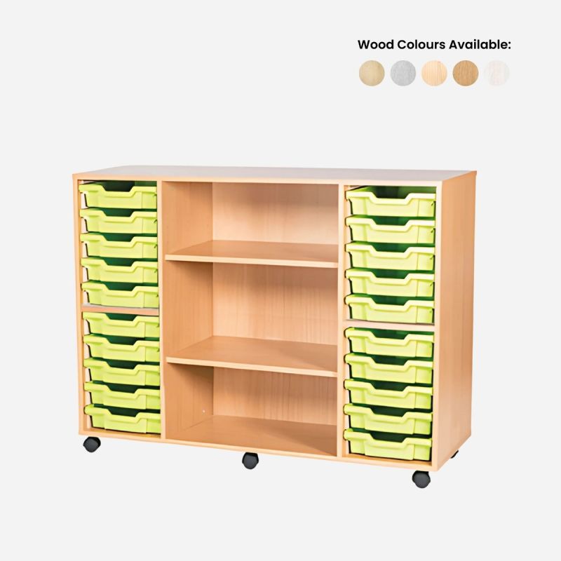 20 TRAY AND SHELF STORAGE UNIT