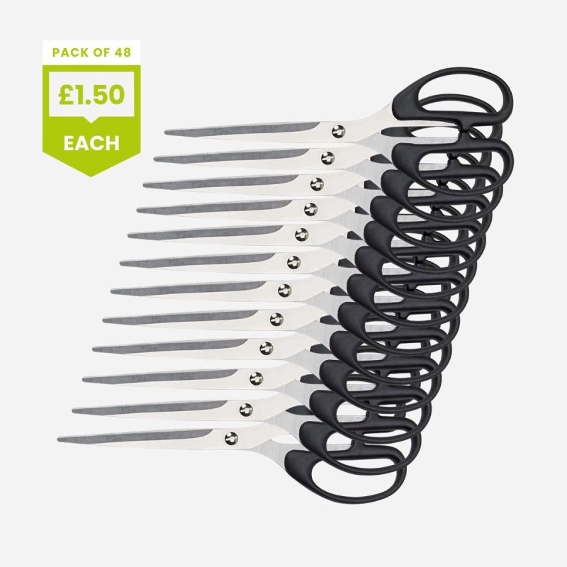 GENERAL PURPOSE AMBIDEXTROUS 8" SCISSORS SET OF 48