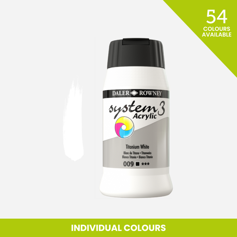 DALER ROWNEY SYSTEM 3 ACRYLIC 500ml