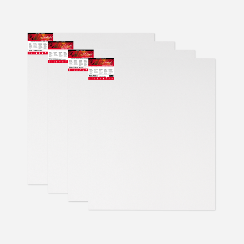 DALER ROWNEY PREMIUM ARTIST 3D STRETCHED CANVAS 100 x 120CM - BOX OF 4