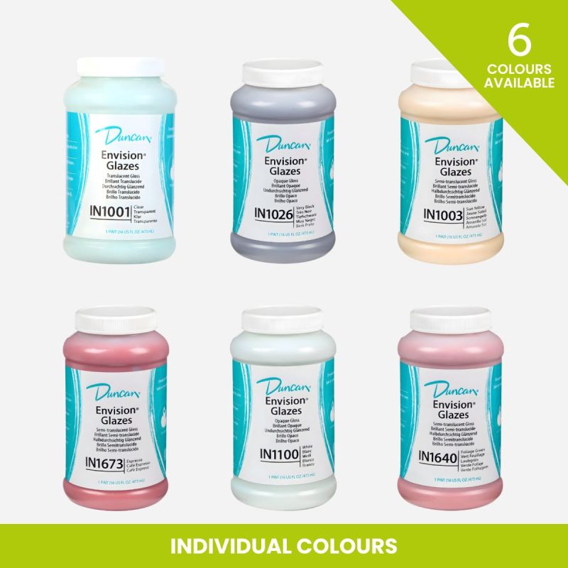 DUNCAN ENVISION BRUSH-ON GLAZES