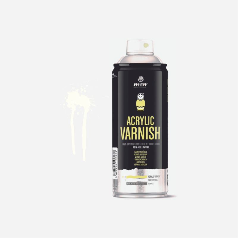MONTANA PRO 400ml ACRYLIC SPRAY VARNISH