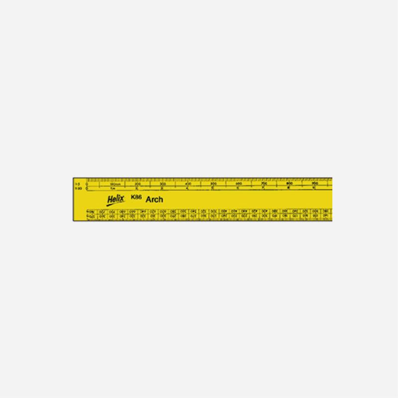 HELIX ARCHITECTS SCALE RULER K86
