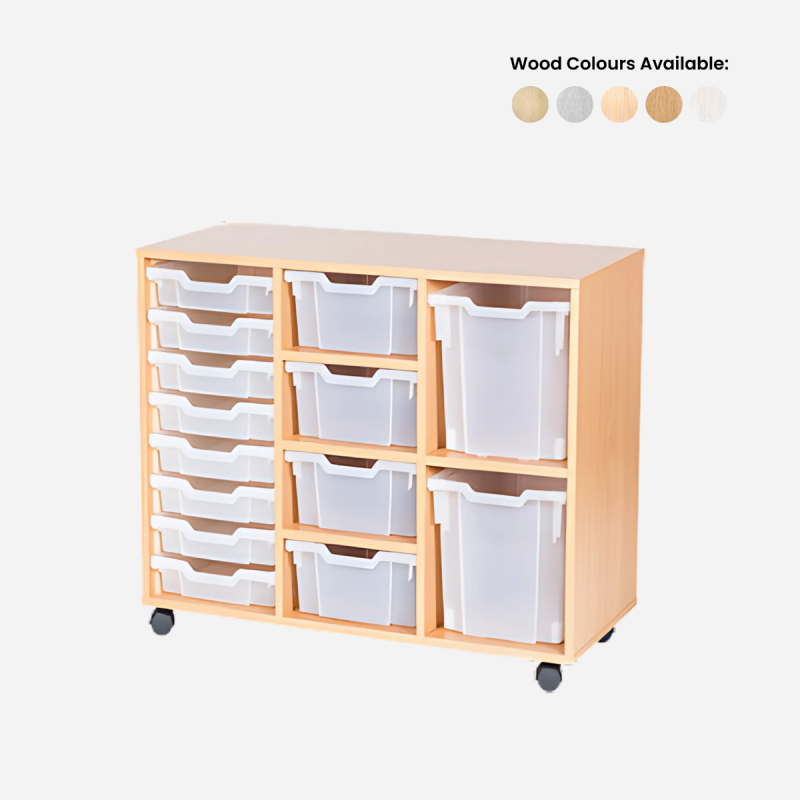 8 HIGH MOBILE 14 TRAY COMBINATION UNIT