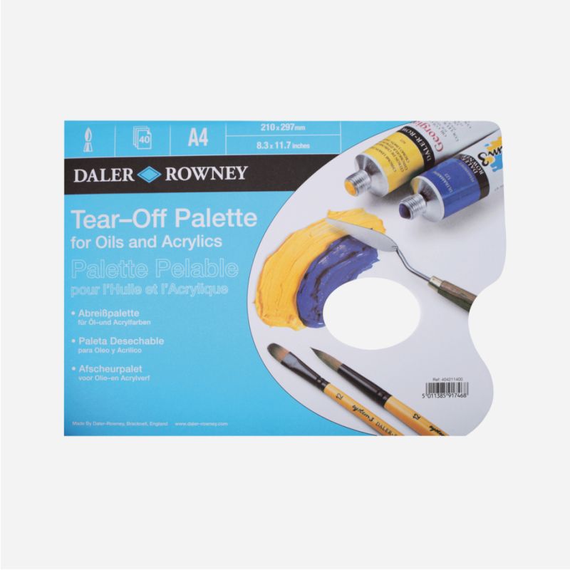 DR TEAR-OFF PALETTE FOR ACR YLICS & OILS