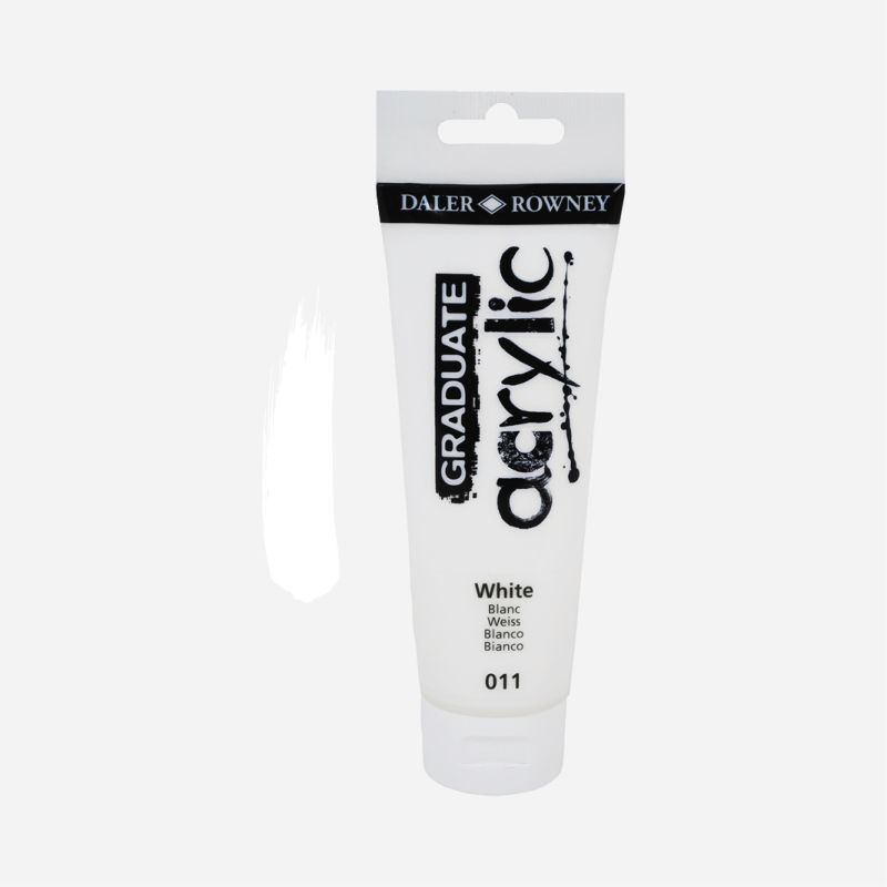 DR GRAD AC WHITE 011 120ml GRADUATE ACRYLIC