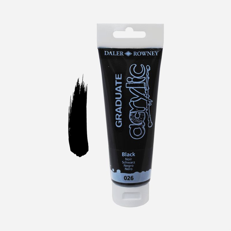 DR GRAD AC BLACK 026 120ml GRADUATE ACRYLIC