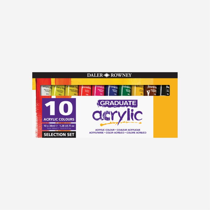 DR GRADUATE ACYLIC 10 x 38ml SELECTION SET