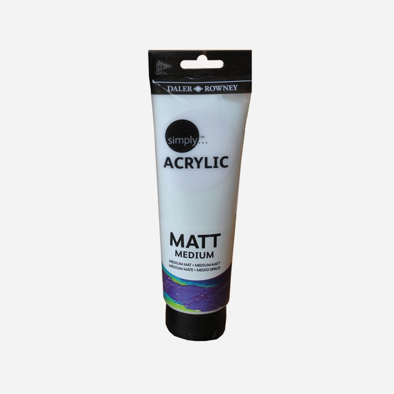 DR SIMPLY MATT MEDIUM 250ml ACRYLIC