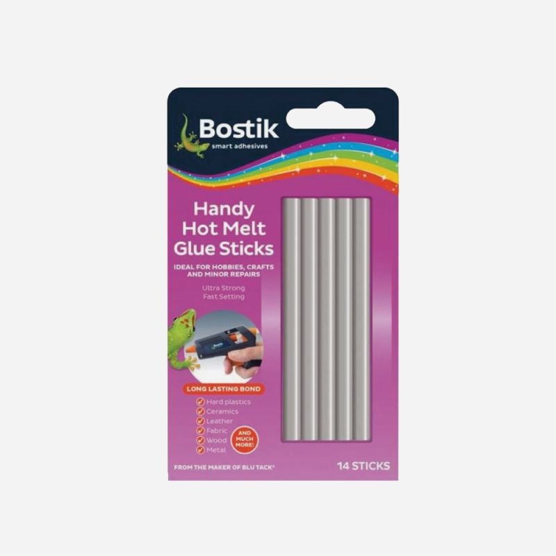 BOSTIK HANDY HOT MELT STICKS 7.5mm x 10cm