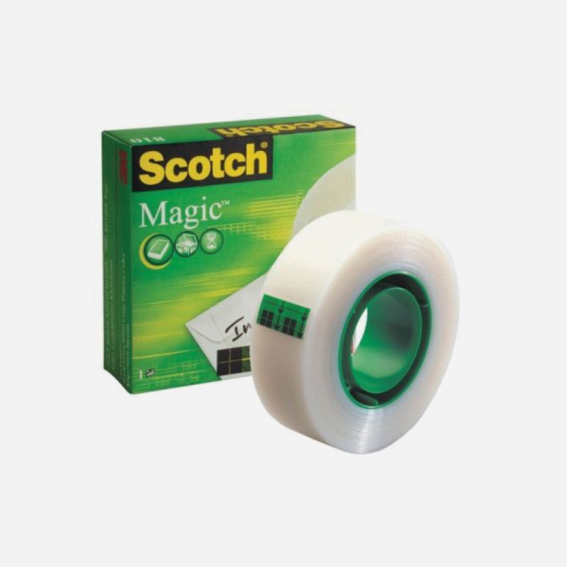 3M 810 MAGIC TAPE 19mm x 33m GREEN BOX