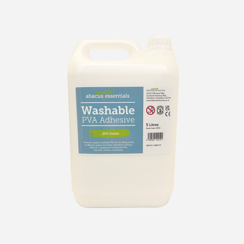 WASHABLE PVA GLUE 5Litres