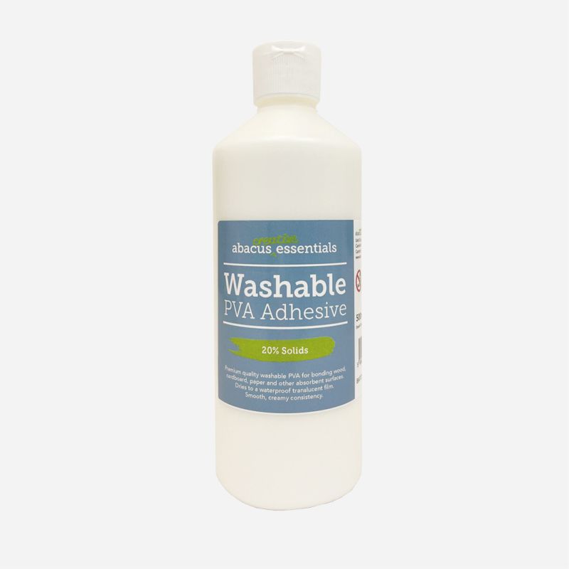 WASHABLE PVA GLUE 500ml LARGE