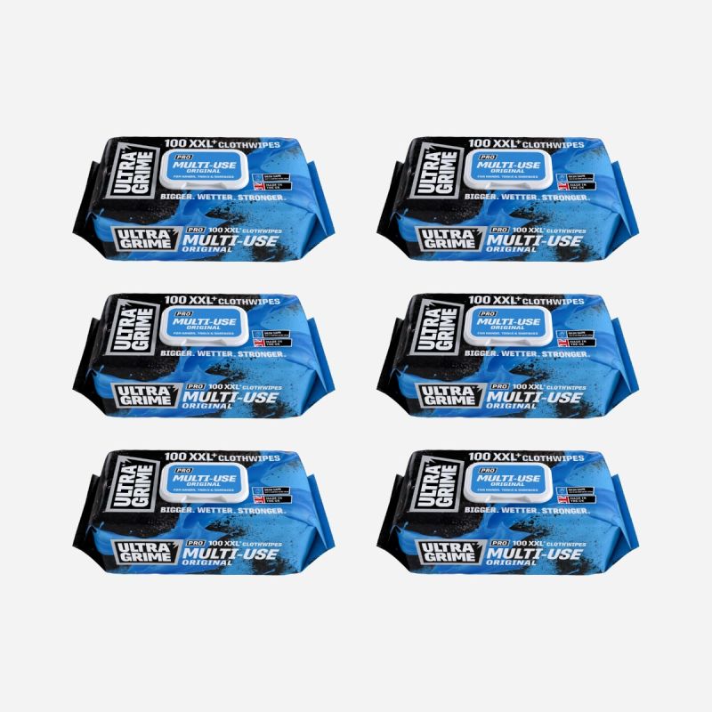 ULTRAGRIME CLEANING WIPES PACK OF 100 - BOX OF 6 PACKS
