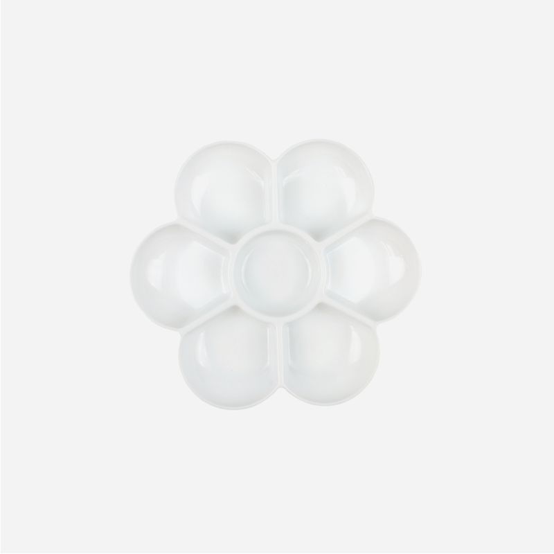 PLASTIC FLOWER SHAPED PALETTE 6610