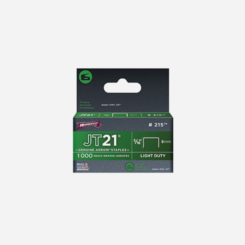 JT21 STAPLES 8mm BOX OF 1000