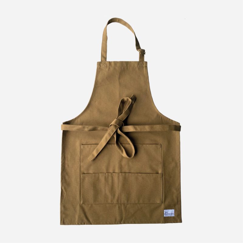 BLUE ACORN DELUXE CANVAS APRON SAND COLOUR