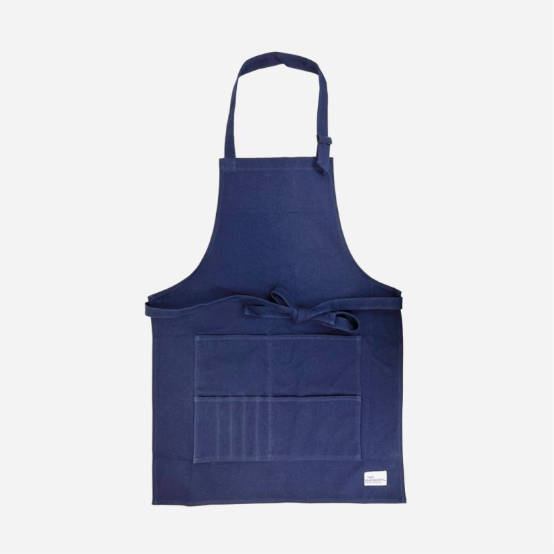 BLUE ACORN DELUXE CANVAS APRON NAVY
