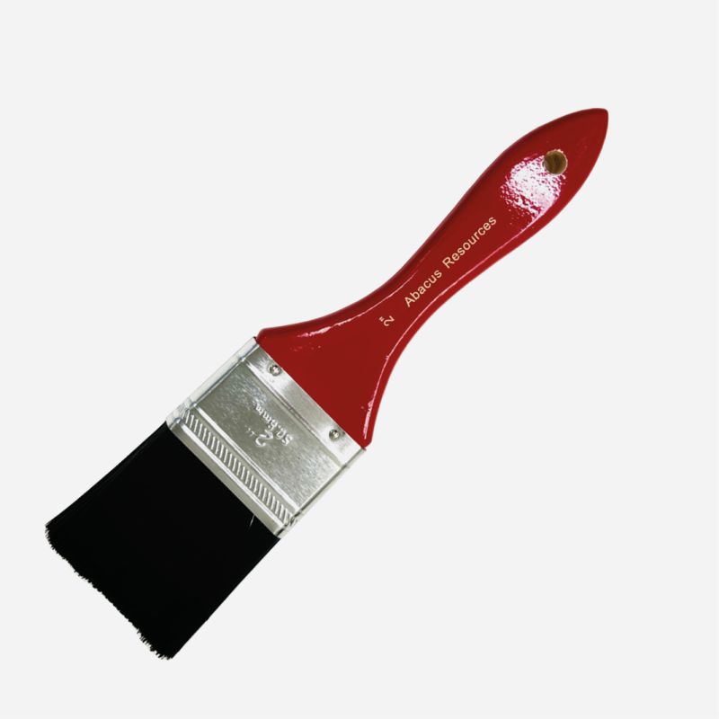 RED HANDLE VARNISH BRUSH 2" HOG BRISTLE