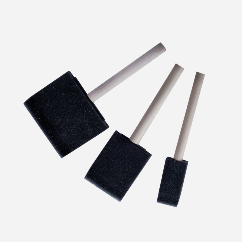 HERON 3 FOAM BRUSH SET 1"2"3"