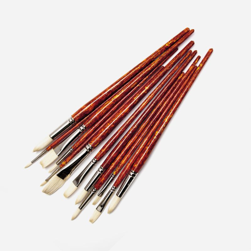 KESTREL LONG HANDLE ROUND 2 ARTIST HOG BRUSH 2023R