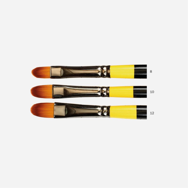 DR SYSTEM3 SY42 FILBERT BRUSH 8 LONG HANDLE