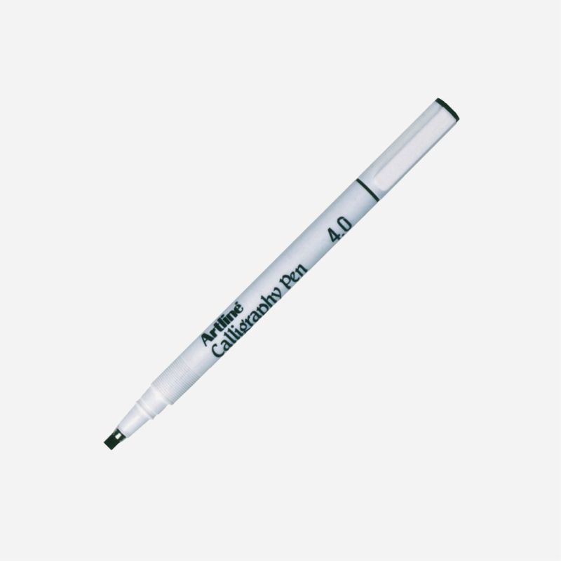 Artline Black Calligraphy Pen 4mm