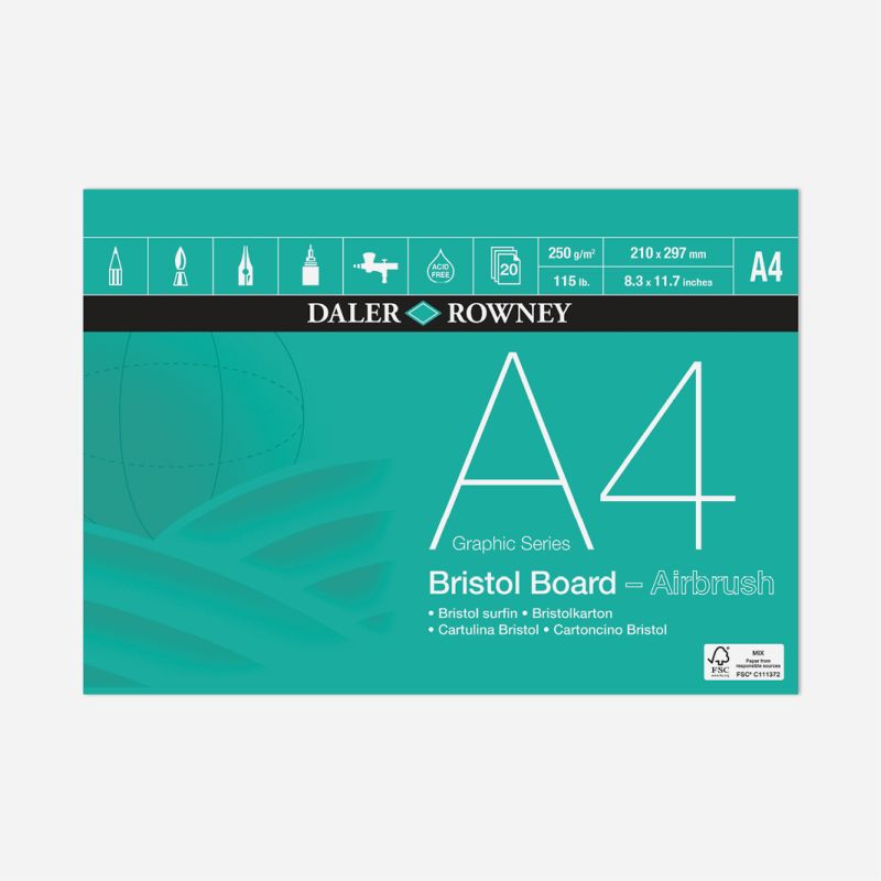 DR BRISTOL BOARD PAD A4