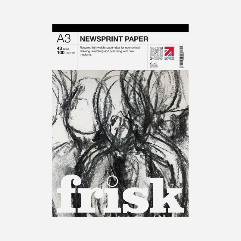 NEWSPRINT PAD A3 100 SHEET 43gsm