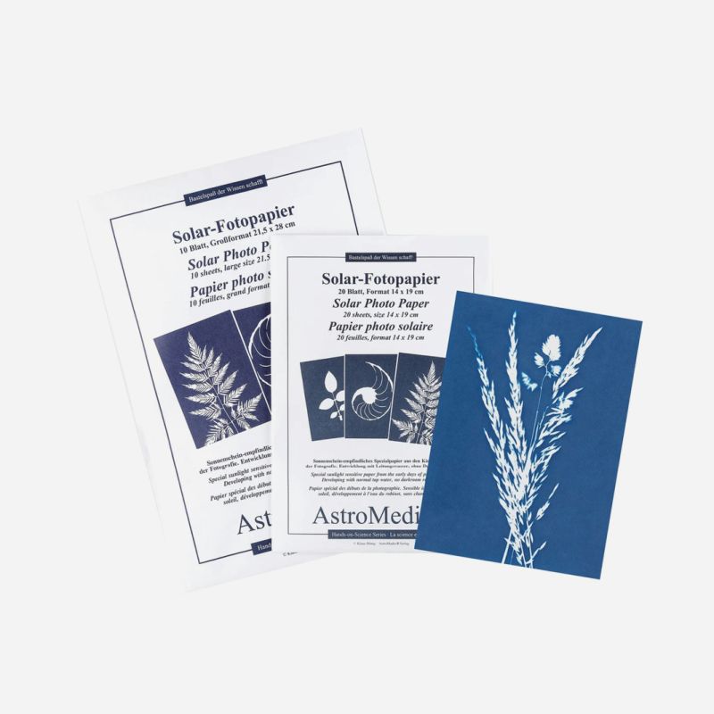 CYANOTYPE SOLAR PHOTO PAPER 21.5 x 28cm 10 SHEETS
