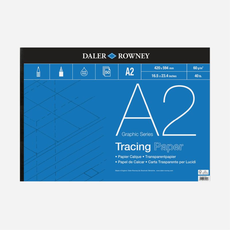 DR TRACING PAD 60gsm A2
