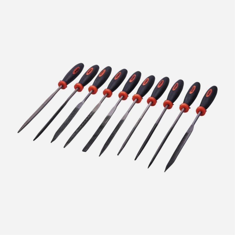 DIAMOND NEEDLE FILE SET 10pc 140 x 3mm