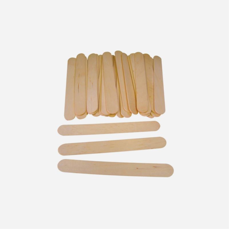 WOODEN JUMBO LOLLY STICKS 100