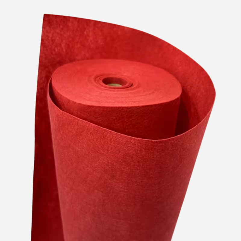 NON-WOVEN FABRIC ROLL 100X85CM - RED