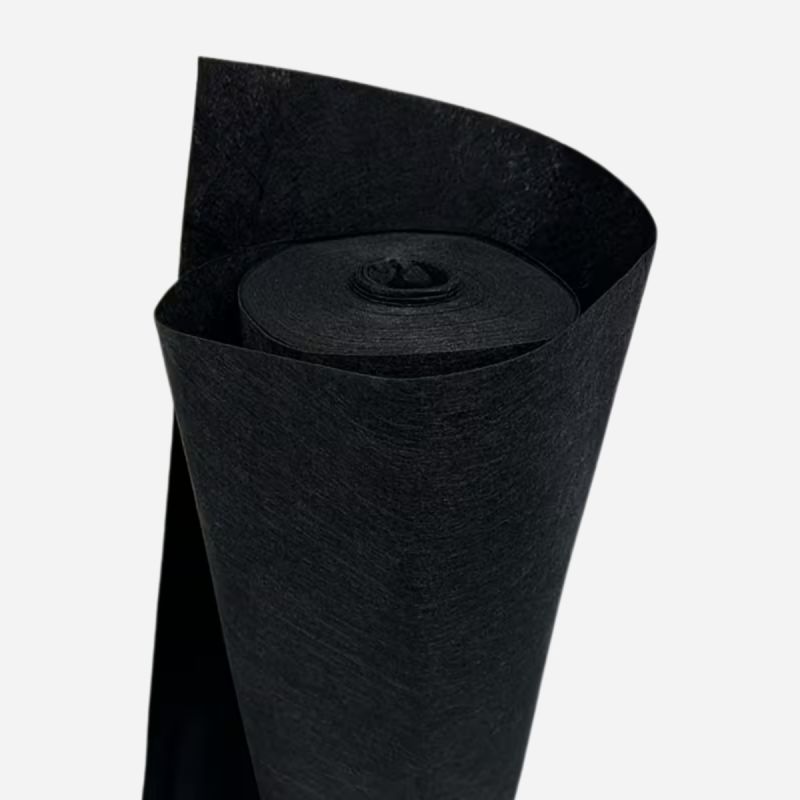 NON-WOVEN FABRIC ROLL 100X85CM - BLACK