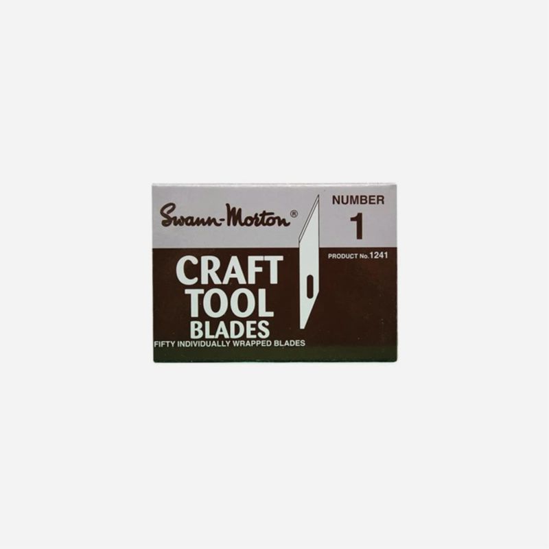 SWANN MORTON CRAFT TOOL BLADE NO.1 (BOX OF 50)