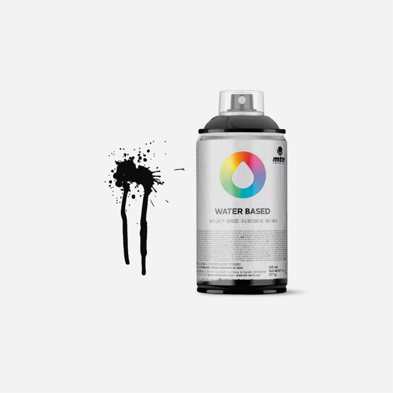 MONTANA WATER BASED 300ml CARBON BLACK R-9011
