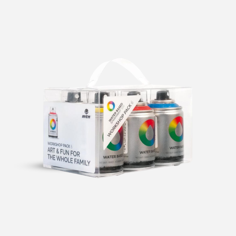 MONTANA SPRAY PAINT 100ml WORKSHOP 6 PACK