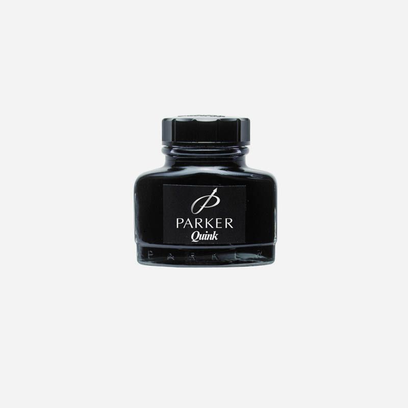 QUINK INK BLACK PERMANENT 57cc 2oz BOTTLE