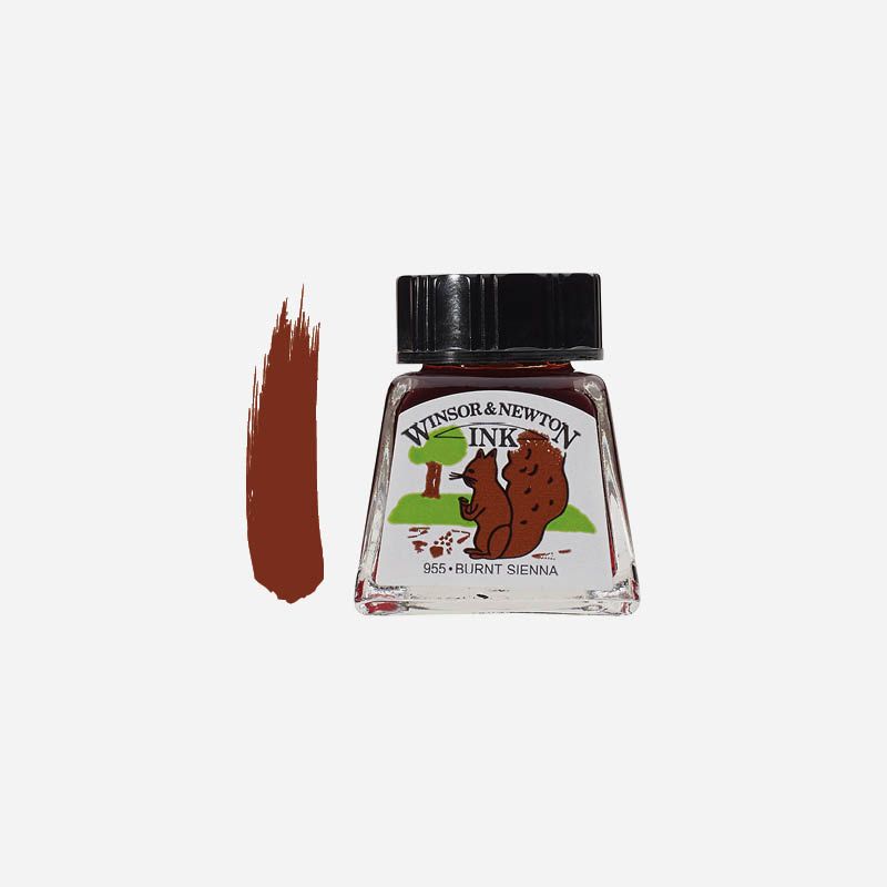 WN DRAWING INK 14ml BURNT SIENNA